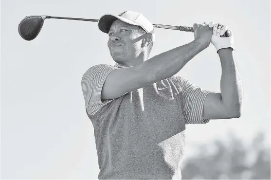  ?? REUTERS ?? El nivel de Tiger Woods ha ido en ascenso en los últimos torneos.