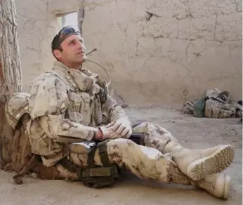  ??  ?? Newly elected Bloc Québécois MP Michel Boudrias, who represents the riding of Terrebonne, deployed to Afghanista­n as a member of the Royal 22e Regiment, Quebec’s famed VanDoos, from 2010 to 2011.