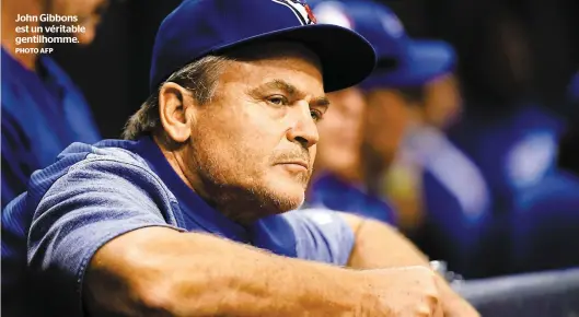  ?? PHOTO AFP ?? John Gibbons est un véritable gentilhomm­e.