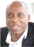  ??  ?? Minister of Transport, Rotimi Amaechi