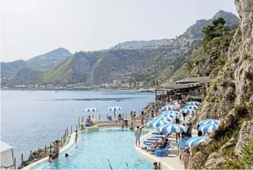  ?? /Showmax ?? Set-jetting: : Tourist numbers have soared in Taormina, Sicily, where The White Lotus was filmed.