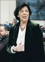  ?? EP ?? La ministra Isabel Celaá