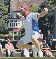  ??  ?? Tristan Morton has qualified for the Bowls England Finals