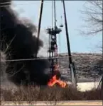  ?? Borger News-Herald photo ?? An explosion and fire at the Johnson Tank Farm on Jan. 17 claimed the life of contractor Kyle Duff.
