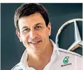  ?? FOTO: DPA ?? Der Österreich­er Toto Wolff ist Teamchef des Rennstalls Mercedes.