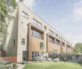  ??  ?? 157 Grange Loan, Edinburgh. A four-storey townhouse designed in 2012 by Malcolm Fraser Architects. Five bedrooms, first floor sitting room with balcony, and lower ground floor kitchen opening out to the enclosed garden.