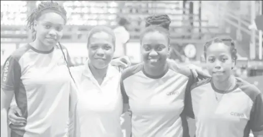  ??  ?? Guyana’s Women Team will be heading to South Korea for the 2020 World Teams Table Tennis Championsh­ips.