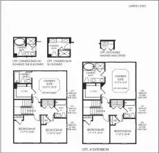  ?? SUBMITTED ?? Brookwood Crossing townhomes will feature three bedrooms.