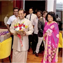  ??  ?? Health, Nutrition and Indigenous Medicine Minister Dr. Rajitha Seneratne at Heartaid Centre opening