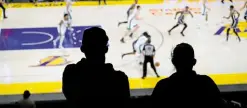  ?? —USA TODAY SPORTS ?? Spectators watch game action as the Los Angeles Lakers play against the Boston Celtics during the second half at Staples Center.