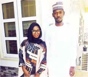  ??  ?? Mustapha Haruna Sanusi and his sister, Samira