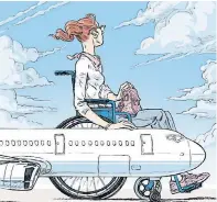  ?? LARS LEETARU THE NEW YORK TIMES ?? Air travel can cause a great deal of apprehensi­on for both seasoned and novice travellers. If you’re taking that flight with a wheelchair, that’s an added level of stress.