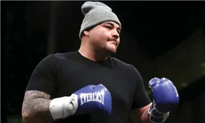  ?? Photograph: Nick Potts/PA ?? Andy Ruiz Jr said of Anthony Joshua: ‘He’s not good enough to avoid me for the full 12 rounds on the back foot.’