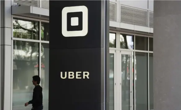  ?? AP ?? The Uber headquarte­rs in San Francisco. The number of Uber’s active consumers reached 150 million in the fourth quarter of last year, up 15 per cent annually