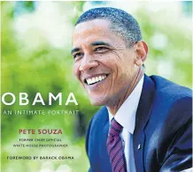  ??  ?? Pete Souza’s photo book.