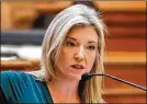  ?? AJC FILE ?? State Sen. Jennifer Jordan has criticized Carr for his role as chair of the Republican Attorneys General Associatio­n.