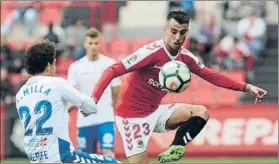  ?? FOTO: V. LLURBA ?? Sergio Tejera volverá al ‘once’ inicial del Nàstic una vez cumplida la sanción