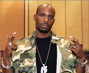  ?? Ethan Miller / Getty Images ?? Rapper DMX at the Internatio­nal Pool Tour World 8-Ball Championsh­ip at the Mandalay Bay Resort & Casino in 2005 in Las Vegas, Nev.