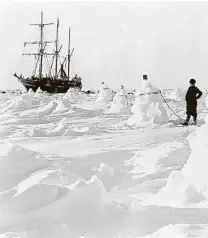  ??  ?? “History’s Greatest Mysteries” seeks to locate the Endurance, the ship from Ernest Shackleton’s 1914 Antarctic expedition.