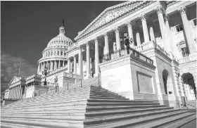  ?? J. SCOTT APPLEWHITE/ASSOCIATED PRESS ?? In this photo taken June 27, 2017, the U.S. Senate is seen on Capitol Hill in Washington.