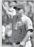  ?? AP file photo ?? Kansas City Royals Manager Ned Yost fell from his deer stand in Georgia last week and nearly died while trauma surgeons attempted to stop his bleeding. Yost said Monday that he will be confined to a wheelchair for two months while recovering.