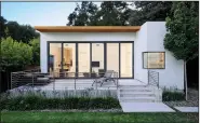  ?? (Courtesy of Dave Edwards) ?? The pandemic has pushed the demand for Accessory Dwelling Units, or ADUs, like this one in Palo Alto, Calif., designed by Maydan Architects.