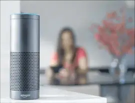  ?? Amazon ?? THE AMAZON ECHO smart speaker — and its Alexa digital assistant — could be used to assist people with Type 2 diabetes in living healthier lives.