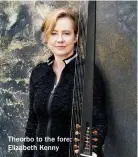  ??  ?? Theorbo to the fore: Elizabeth Kenny