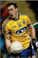  ??  ?? OPTIMISTIC: Roscommon defender Conor Devaney