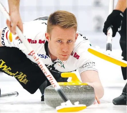  ?? DARREN MAKOWICHUK ?? Marc Kennedy, who was part of Kevin Martin’s gold medal-winning team at the 2010 Olympics and Kevin Koe’s 2018 Olympic squad, has agreed to play with the short-handed Brad Jacobs rink at the Canada Cup Dec. 5-9 despite taking a step back from competitiv­e curling.