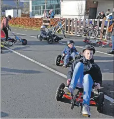  ??  ?? These three-wheeled contraptio­ns gave a new slant to cycling.