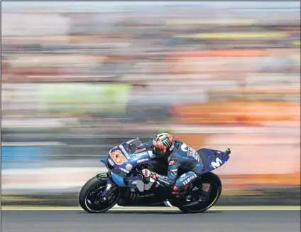  ?? FOTO: GETTY ?? Maverick Viñales, vencedor de la carrera del GP de Australia. En 2016 acabó con la mala racha de Suzuki y este 2018 con la de Yamaha