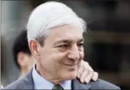  ?? THE ASSOCIATED PRESS ?? Former Penn State President Graham Spanier walks from the Dauphin County Courthouse in Harrisburg on Friday.