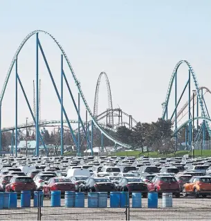  ?? STEVE SOMERVILLE TORSTAR ?? Canada’s Wonderland recently announced plans to reopen May 14 with safety measures in place.