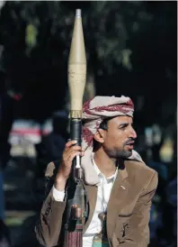  ?? KEYSTONE ?? Un combattent­eHouthi