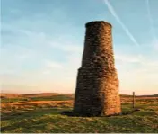  ??  ?? The old lead mine smelting chimney is a lone reminder of past industry. It cooled the lead before it was removed.