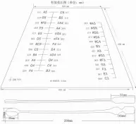  ??  ?? 图4 海克布里特与琴槌（Rute）样本规格测绘图