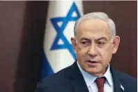  ?? KEYSTONE ?? Il premier israeliano è allestrett­e