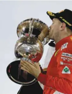  ?? |GETTY IMAGES ?? Vettel comienza a despegarse del campeón Hamilton.