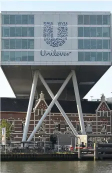  ??  ?? Unilever’s Rotterdam headquarte­rs – the Dutch office will now become the multinatio­nal’s main base of operations