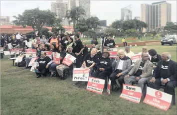  ??  ?? The Active Citizens Movement meeting attracted a host of struggle stalwarts and prominent Durban citizens