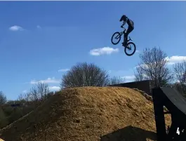  ?? ?? 4. Ethan Ward flying high on his 13th birthday at Phoenix Cycleworks Bike Park in East Anglia 4