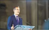  ?? Matt Winkelmeye­r Getty Images ?? MAYOR Eric Garcetti has said he will decide this year whether he will run for president in 2020.