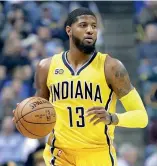  ?? AP ?? Paul George promedió 39.3 puntos por partido durante la temporada pasada.