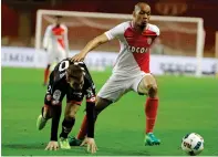  ?? Reuters file ?? Fabinho (right) has proved he is Monaco’s vital cog . —