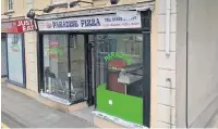  ?? Picture: Google ?? Paradise Pizza, in Aberaeron, was closed down by the local council for ignoring coronaviru­s restrictio­ns.