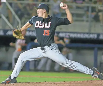  ?? JACOB SNOW/AP ?? Luke Heimlich is among the top pitchers in college baseball but might go undrafted by MLB teams.