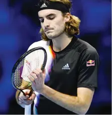  ?? LAPRESSE ?? Il greco Stefanos Tsitsipas, 24 anni