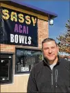  ??  ?? Hector Gonzales is founder of the new “Sassy Acai Bowls” on Bigger Road in Kettering.