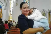  ?? CONTRIBUTE­D ?? A new court ruling opens the door slightly for Maribel Trujillo Diaz, a mother of four from Fairfield, to return to this country after she was deported in April.